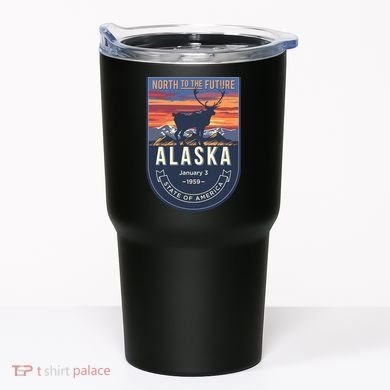 Alaska State Emblem Tumbler