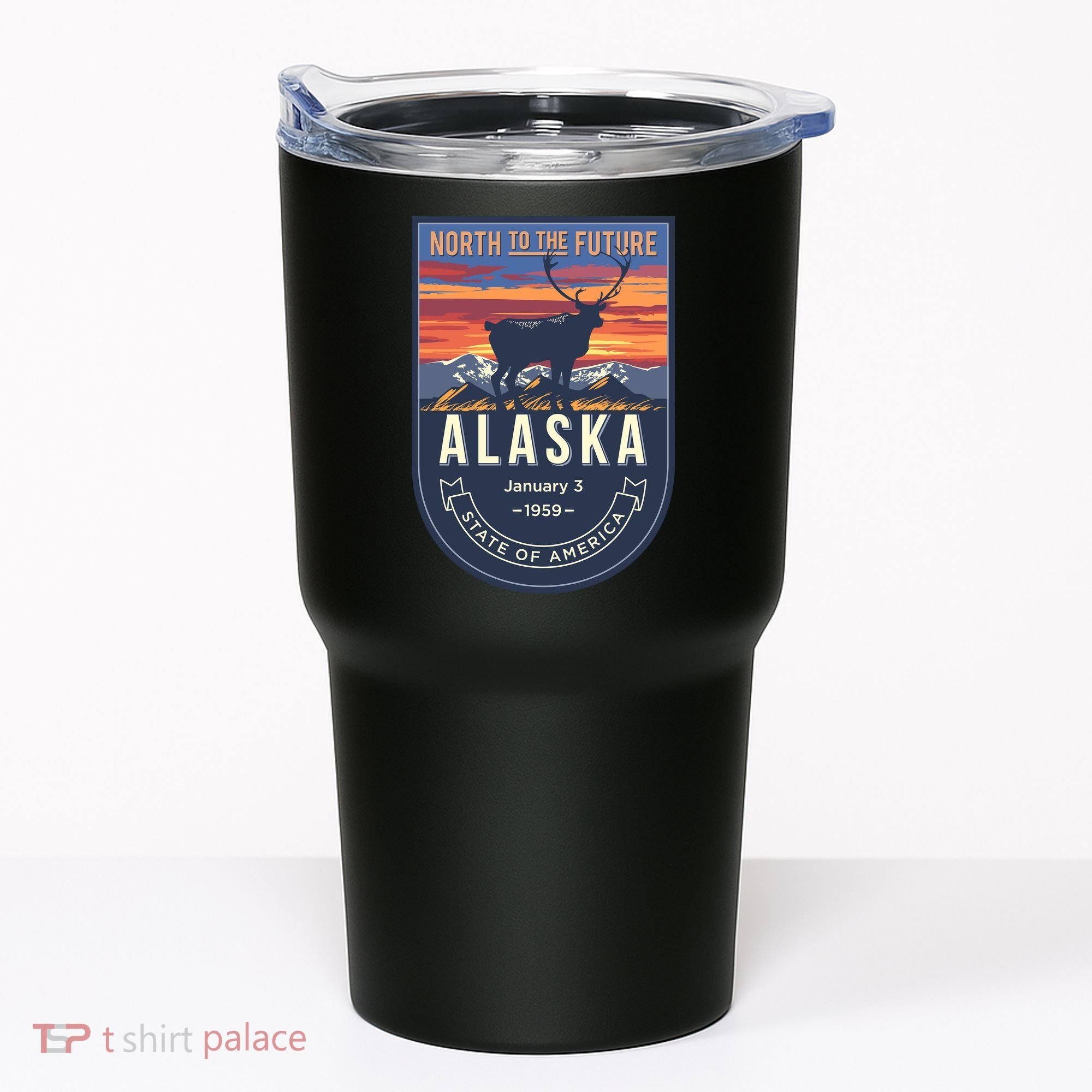 Alaska State Emblem Tumbler