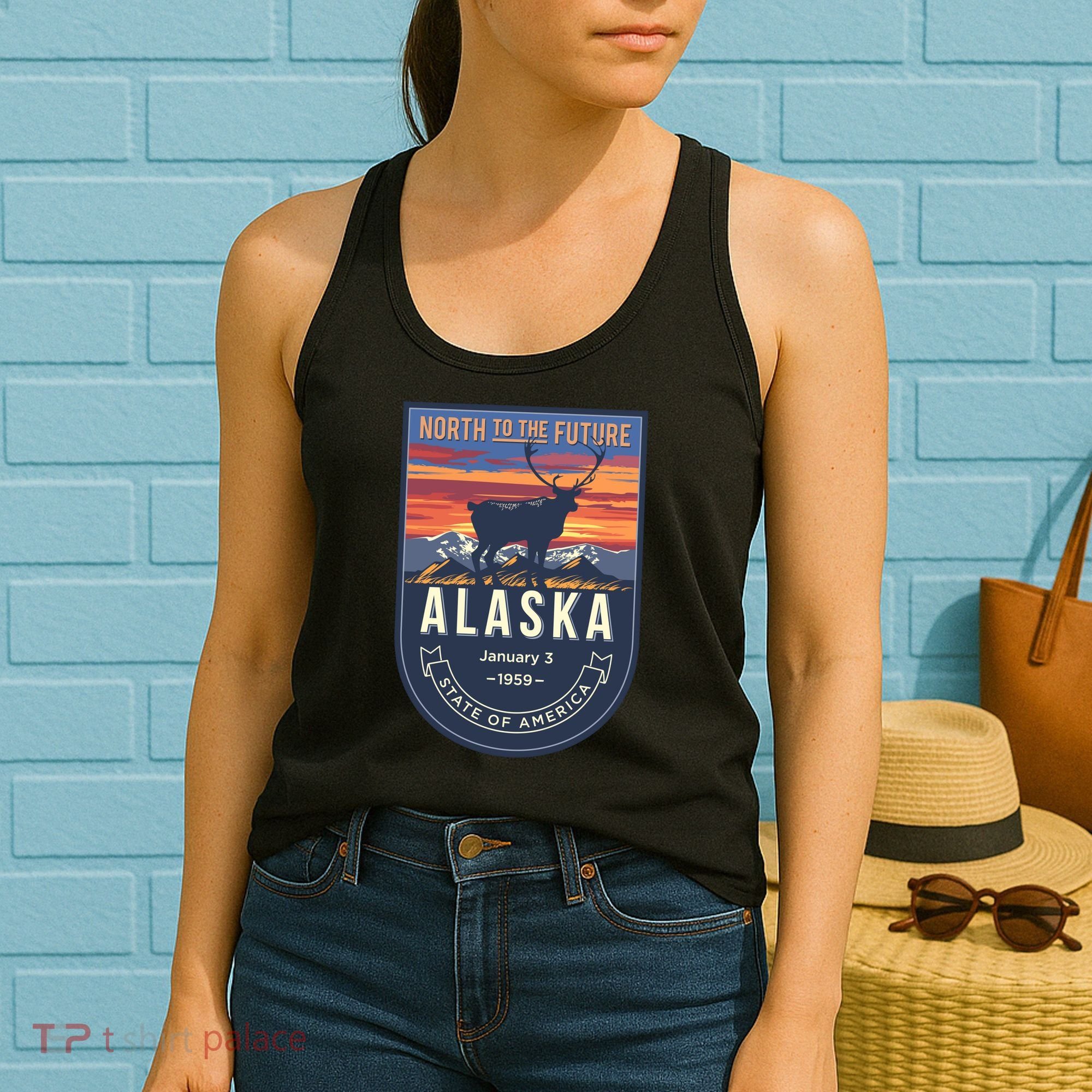 Alaska State Emblem Women's Tank Top
