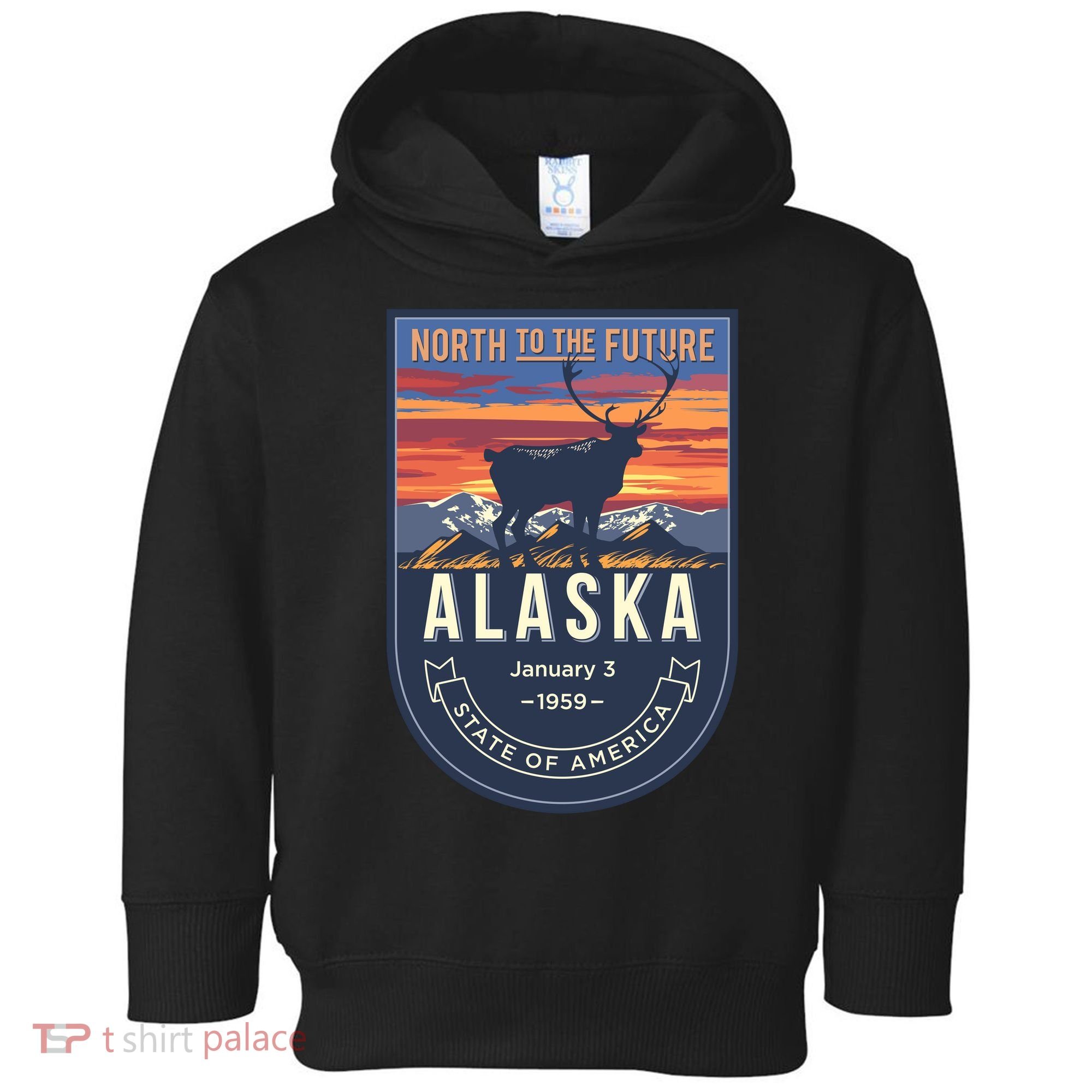Alaska State Emblem Toddler Hoodie