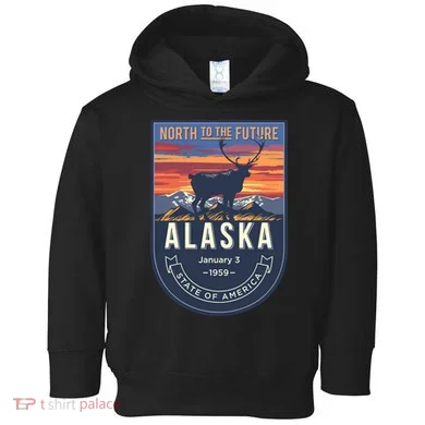 Alaska State Emblem Toddler Hoodie
