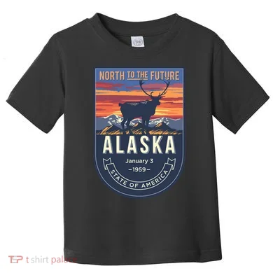 Alaska State Emblem Toddler T-Shirt