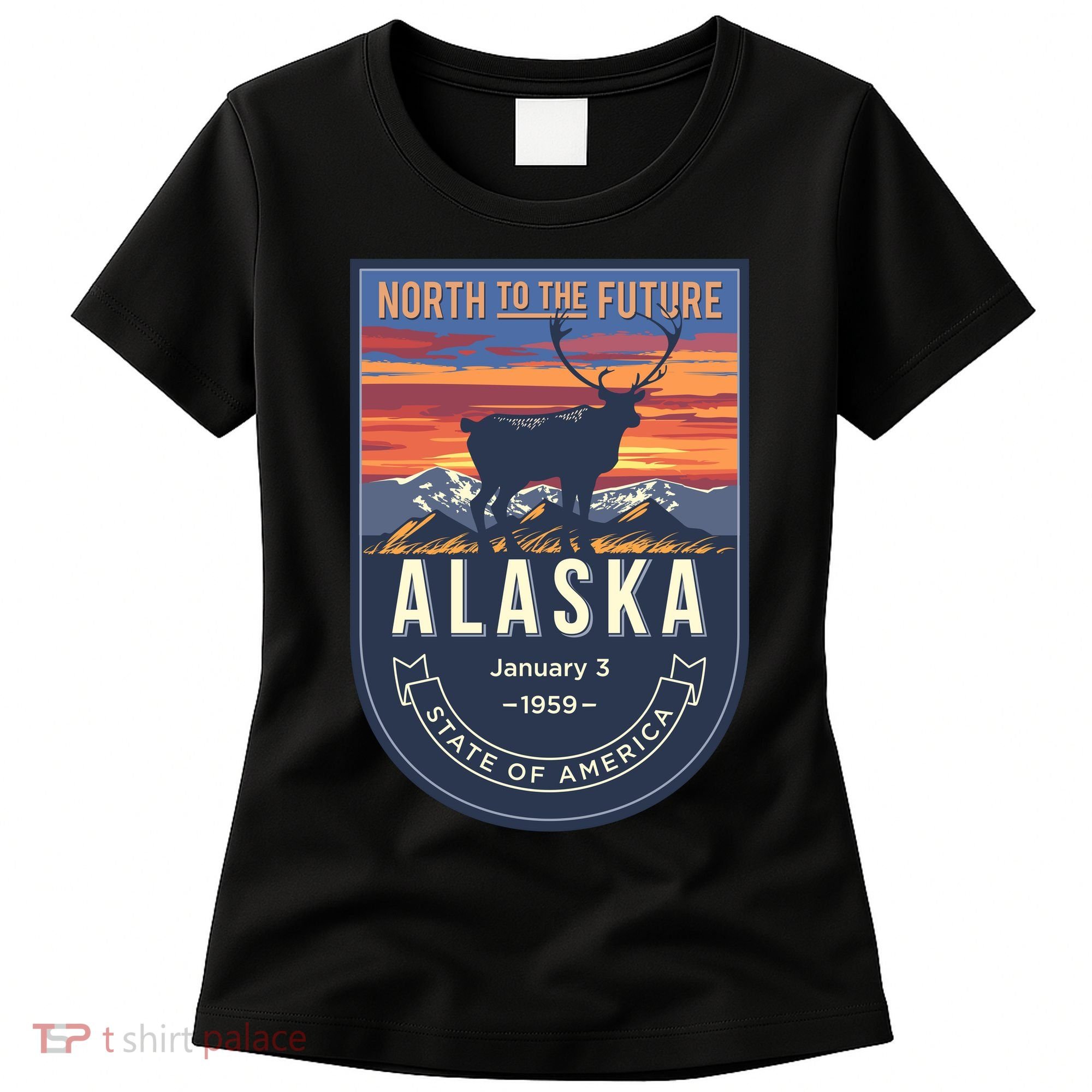 Alaska State Emblem Women's T-Shirt
