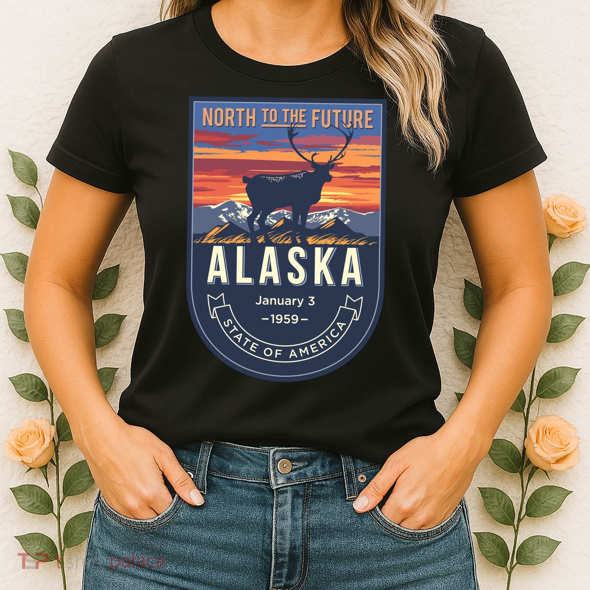 Alaska State Emblem Women's T-Shirt