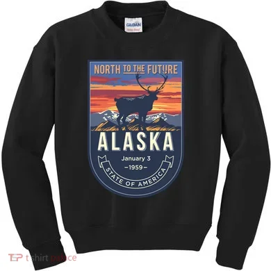 Alaska State Emblem Kids Sweatshirt