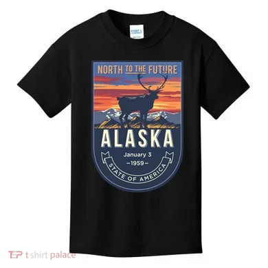 Alaska State Emblem Kids T-Shirt