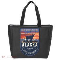 Alaska State Emblem Tote Bag thumb 0