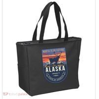 Alaska State Emblem Tote Bag thumb 2