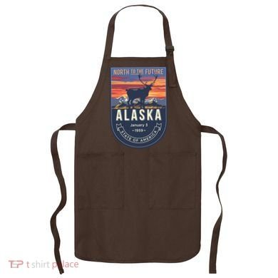 Alaska State Emblem Apron