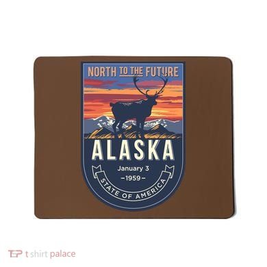 Alaska State Emblem Mousepad