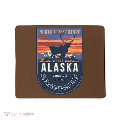 Alaska State Emblem Mousepad