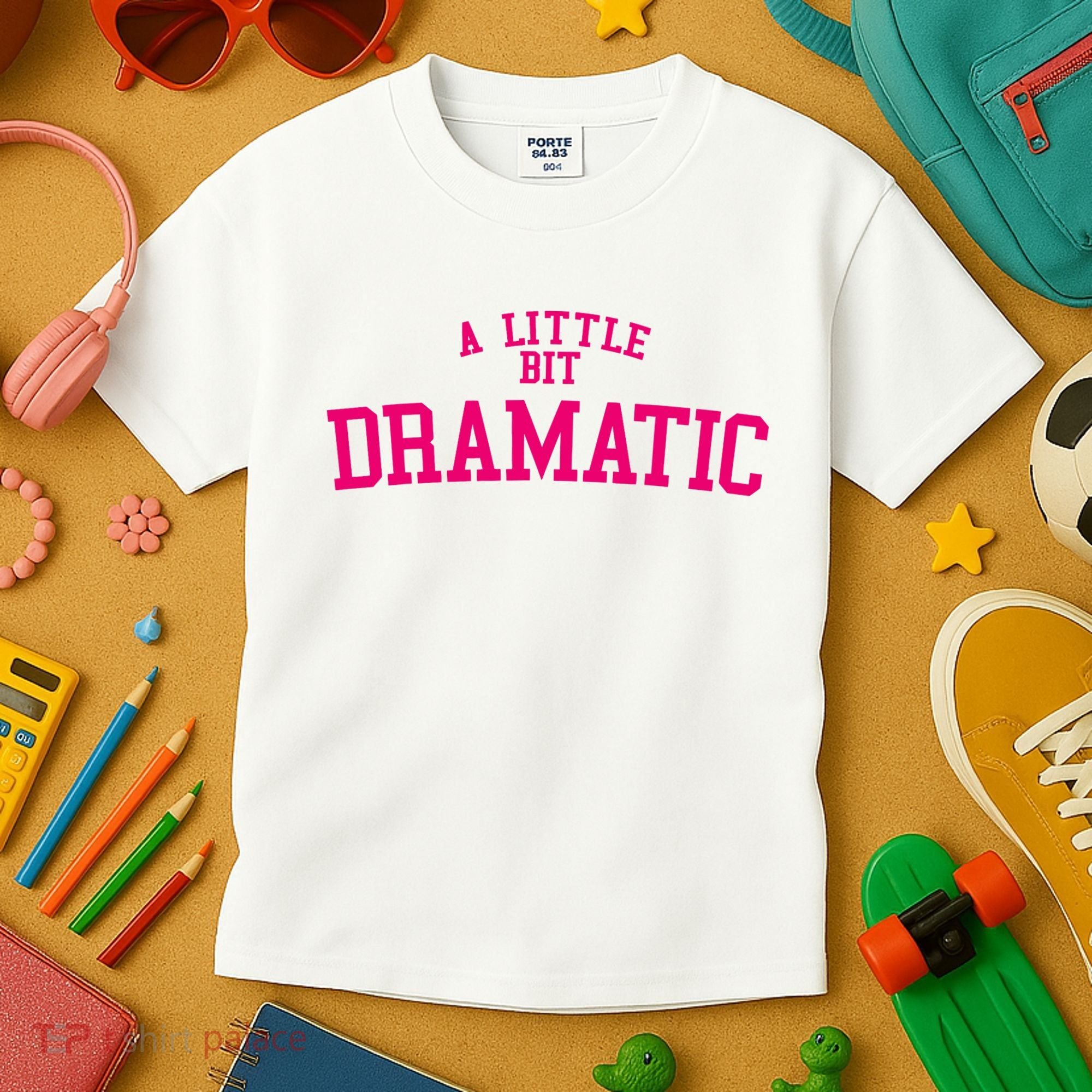 A Little Bit Dramatic Kids T-Shirt