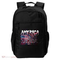 America Lightning Bolt USA Tie Dye Flag Backpack thumb 0