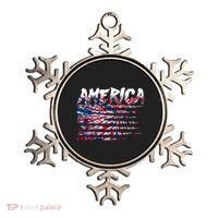 America Lightning Bolt USA Tie Dye Flag Ornament thumb 0