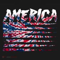 America Lightning Bolt USA Tie Dye Flag Women's Tank Top thumb 5