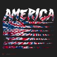 America Lightning Bolt USA Tie Dye Flag Hat thumb 2