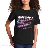 America Lightning Bolt USA Tie Dye Flag Kids T-Shirt thumb 2