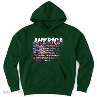 America Lightning Bolt USA Tie Dye Flag Hoodie thumb 0