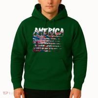America Lightning Bolt USA Tie Dye Flag Hoodie thumb 2