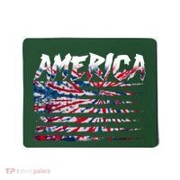 America Lightning Bolt USA Tie Dye Flag Mousepad thumb 0