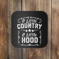 A Little Bit Country A Little Bit Hood Music Concert Gift Coaster thumb 0