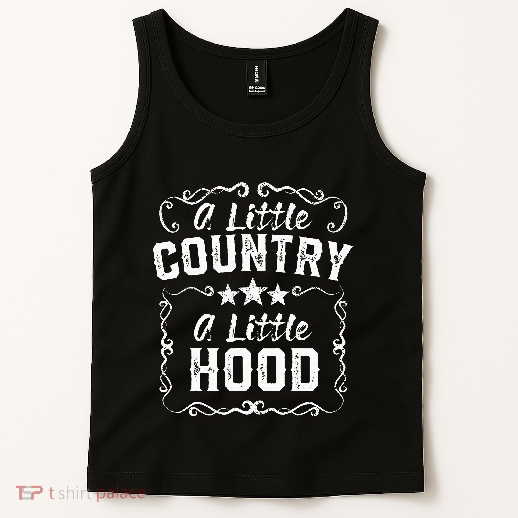A Little Bit Country A Little Bit Hood Music Concert Gift Tank Top
