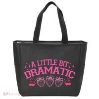 A Little Bit Dramatic Dramatic Girl Trend Funny Girlfriend Tote Bag thumb 0
