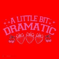A Little Bit Dramatic Dramatic Girl Trend Funny Girlfriend Santa Hat thumb 1
