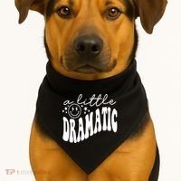 A Little Bit Dramatic USA-Made Doggie Bandana thumb 1