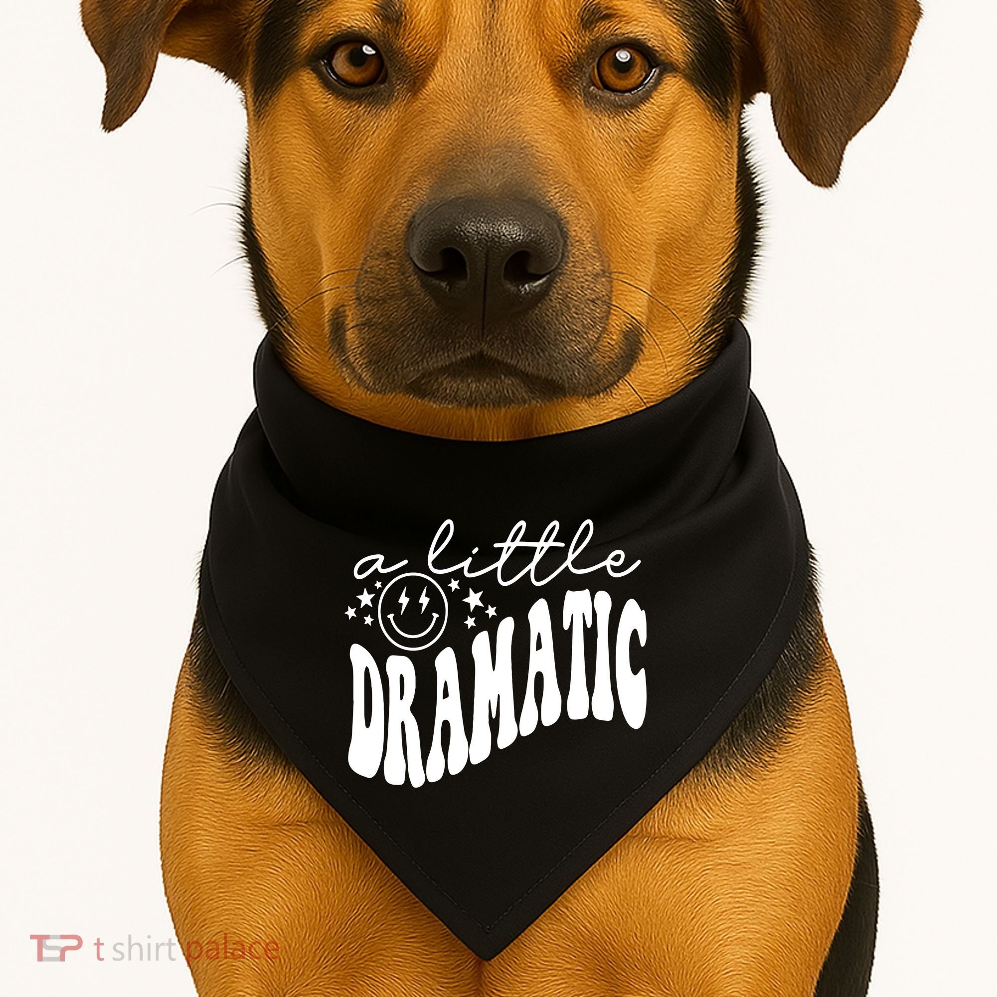 A Little Bit Dramatic USA-Made Doggie Bandana