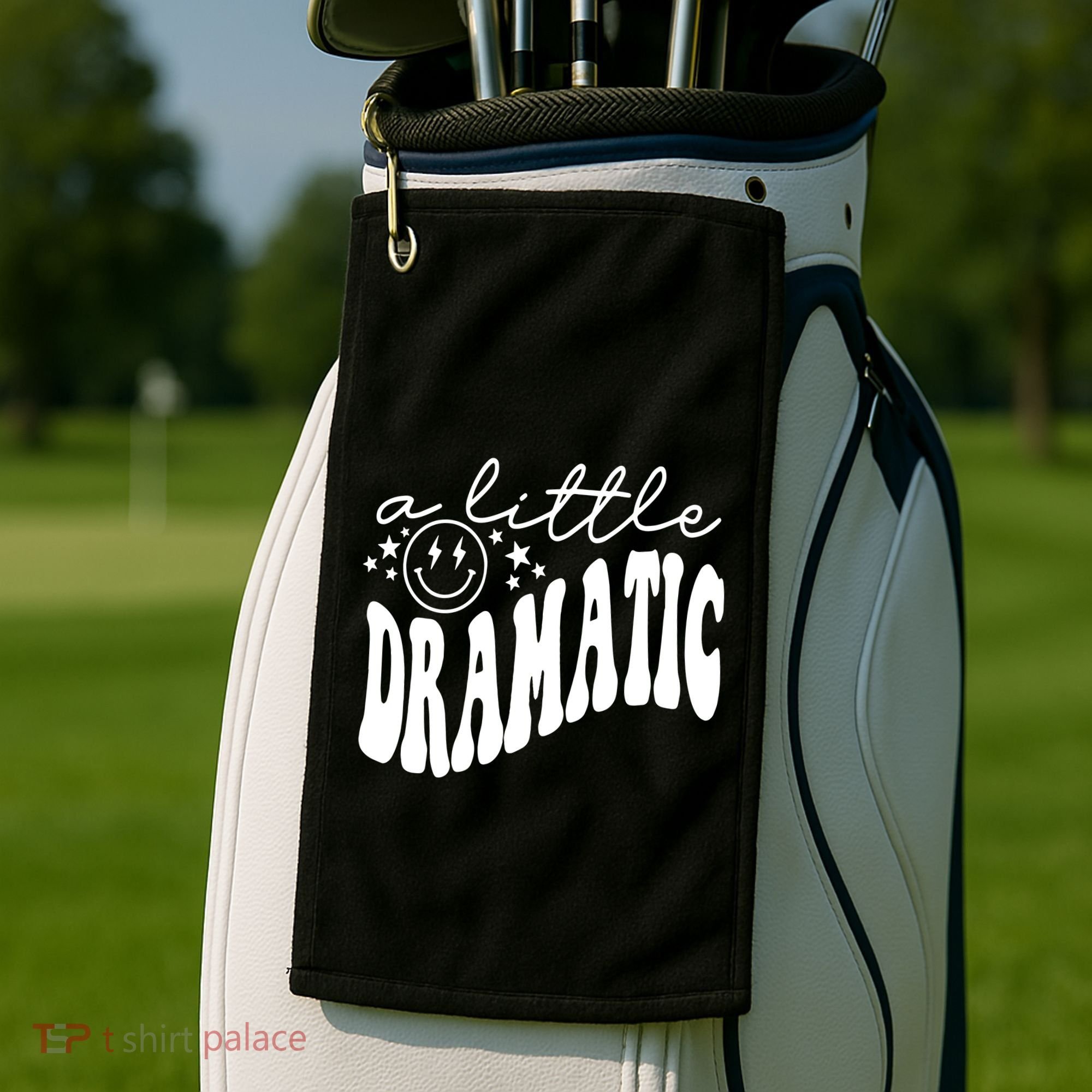 A Little Bit Dramatic Golf Towel