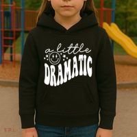 A Little Bit Dramatic Kids Hoodie thumb 3