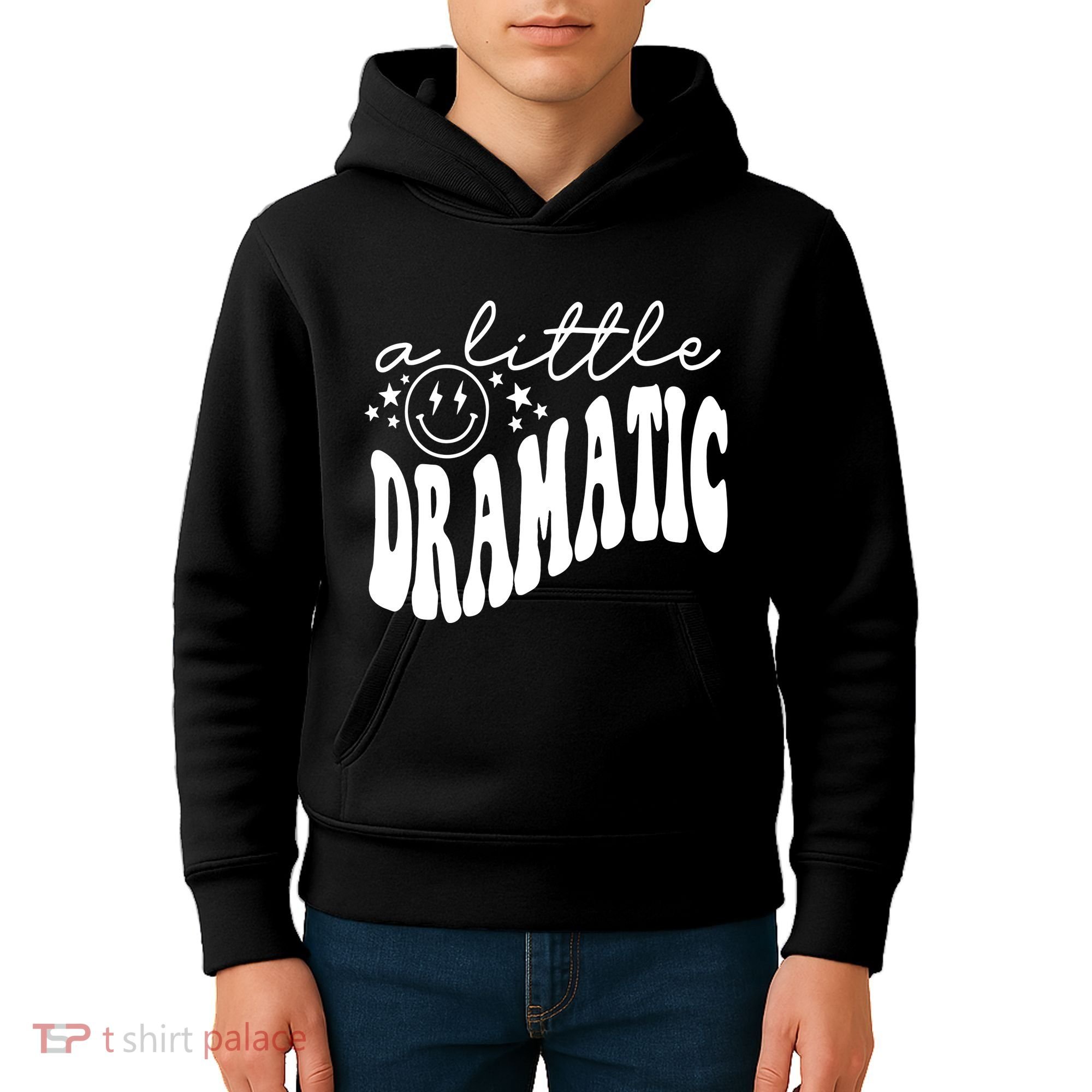 A Little Bit Dramatic Kids Hoodie