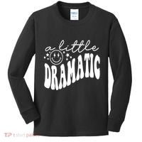 A Little Bit Dramatic Kids Long Sleeve Shirt thumb 0