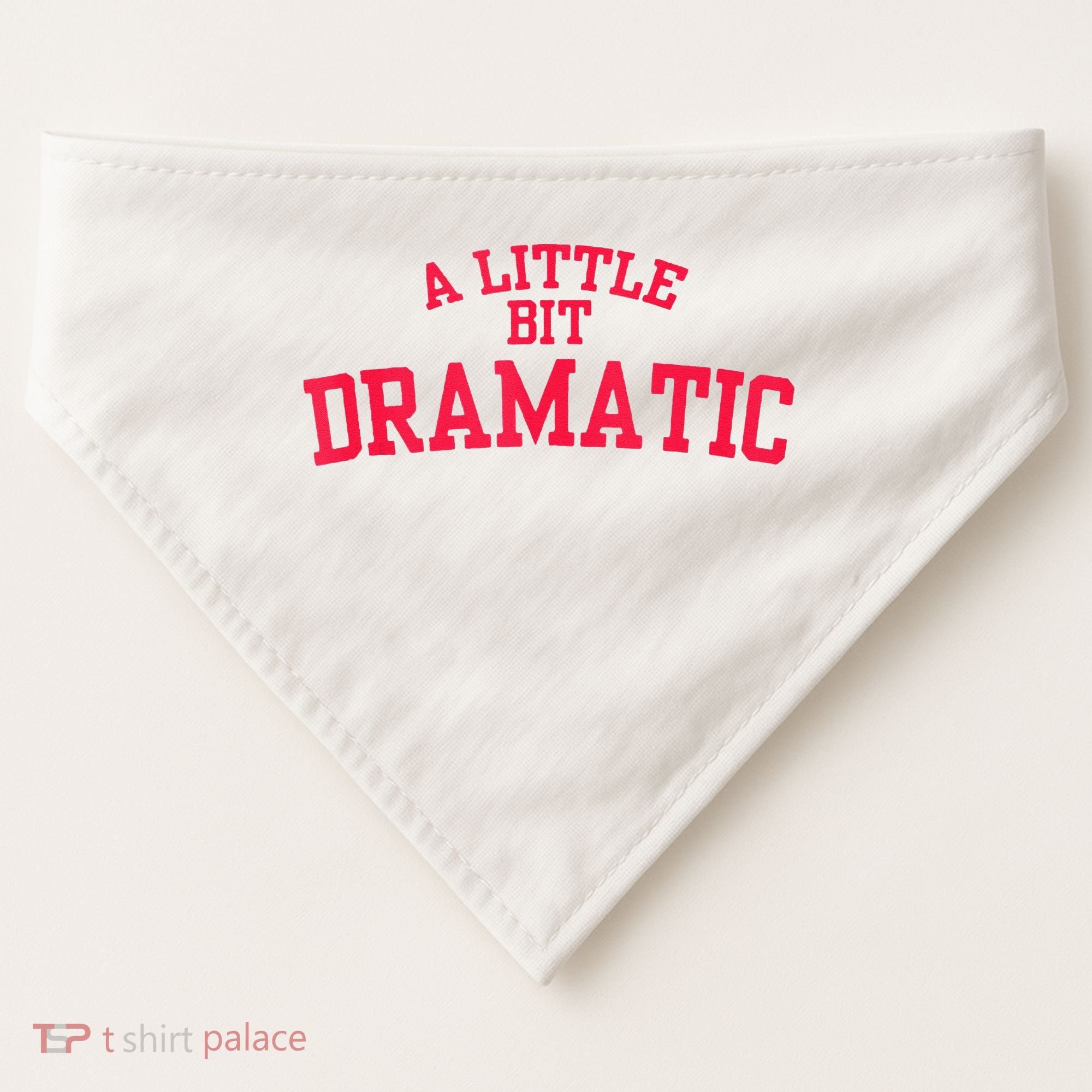 A Little Bit Dramatic USA-Made Doggie Bandana