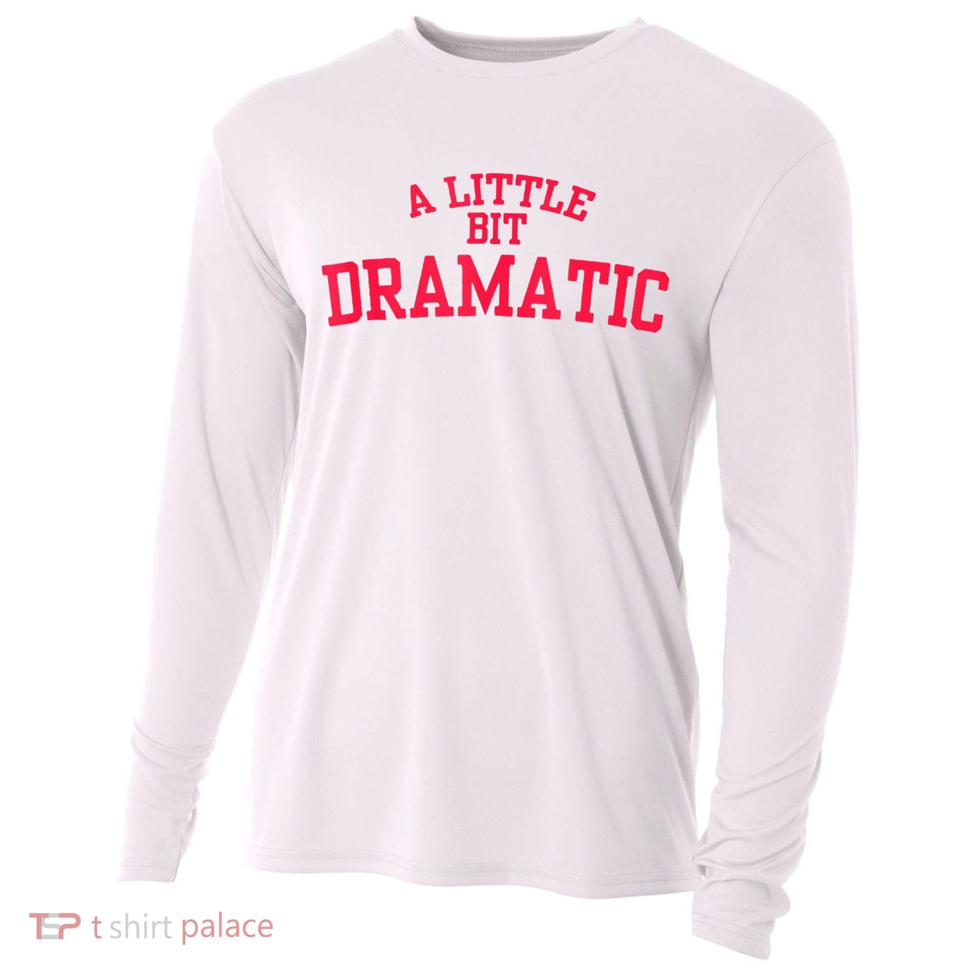 A Little Bit Dramatic Cooling Performance Long Sleeve Crew