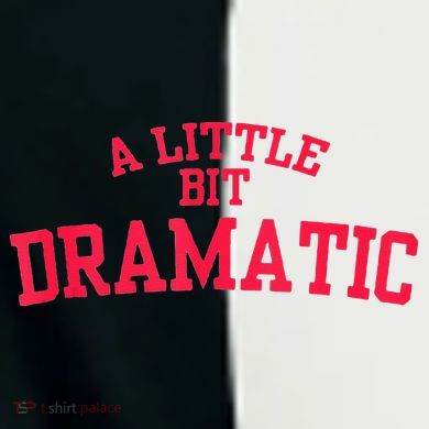 A Little Bit Dramatic Women's Tri-Blend 3/4-Sleeve Raglan Shirt