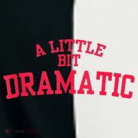 A Little Bit Dramatic Women's Tri-Blend 3/4-Sleeve Raglan Shirt thumb 4
