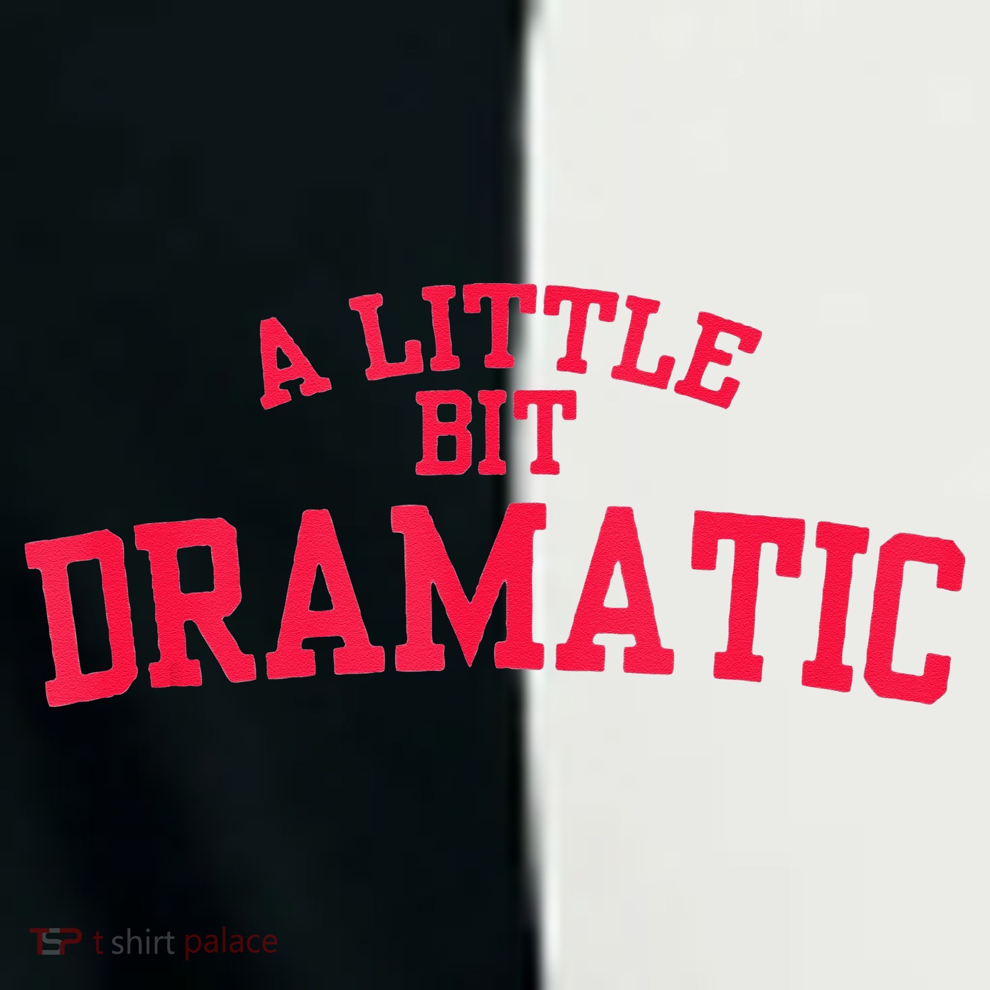 A Little Bit Dramatic Women's Tri-Blend 3/4-Sleeve Raglan Shirt