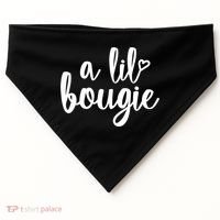 A Lil Bougie Melanin Poppin Black History Christmas Gift USA-Made Doggie Bandana thumb 0
