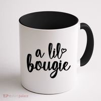A Lil Bougie Melanin Poppin Black History Christmas Gift Coffee Mug thumb 1