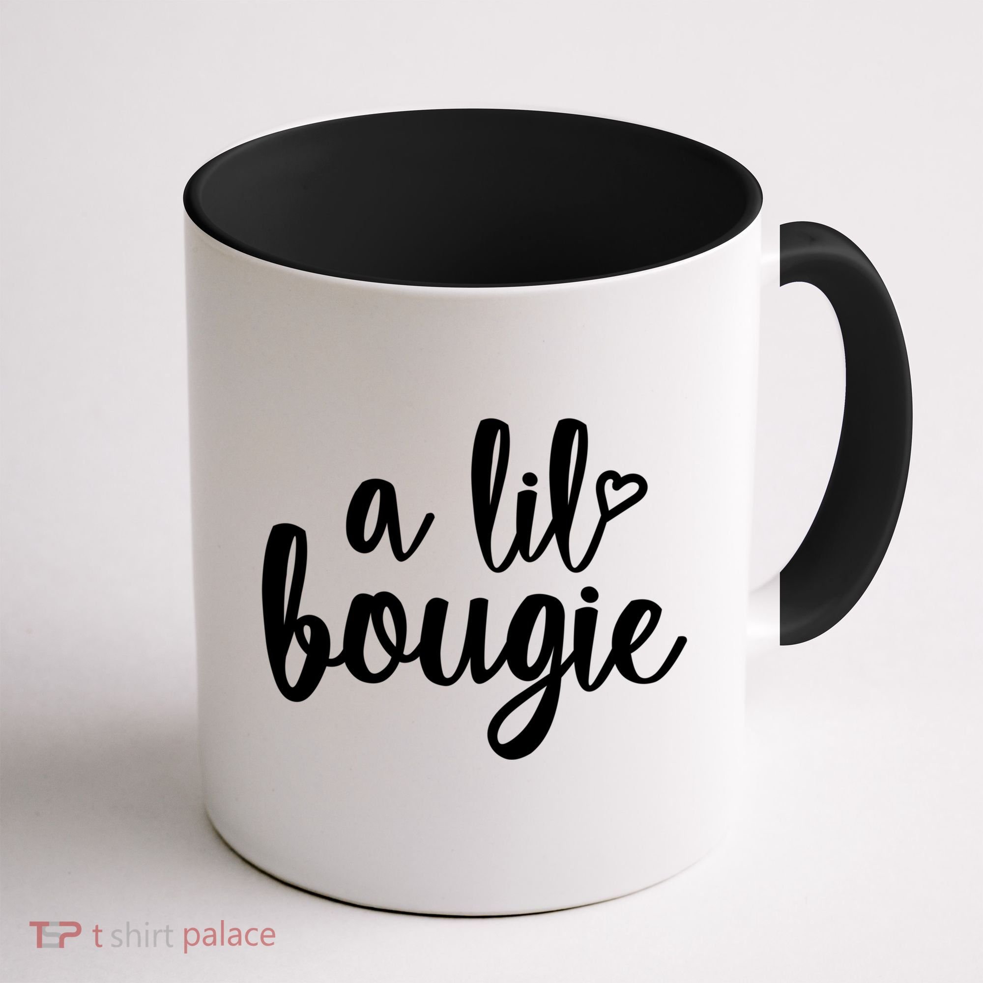 A Lil Bougie Melanin Poppin Black History Christmas Gift Coffee Mug