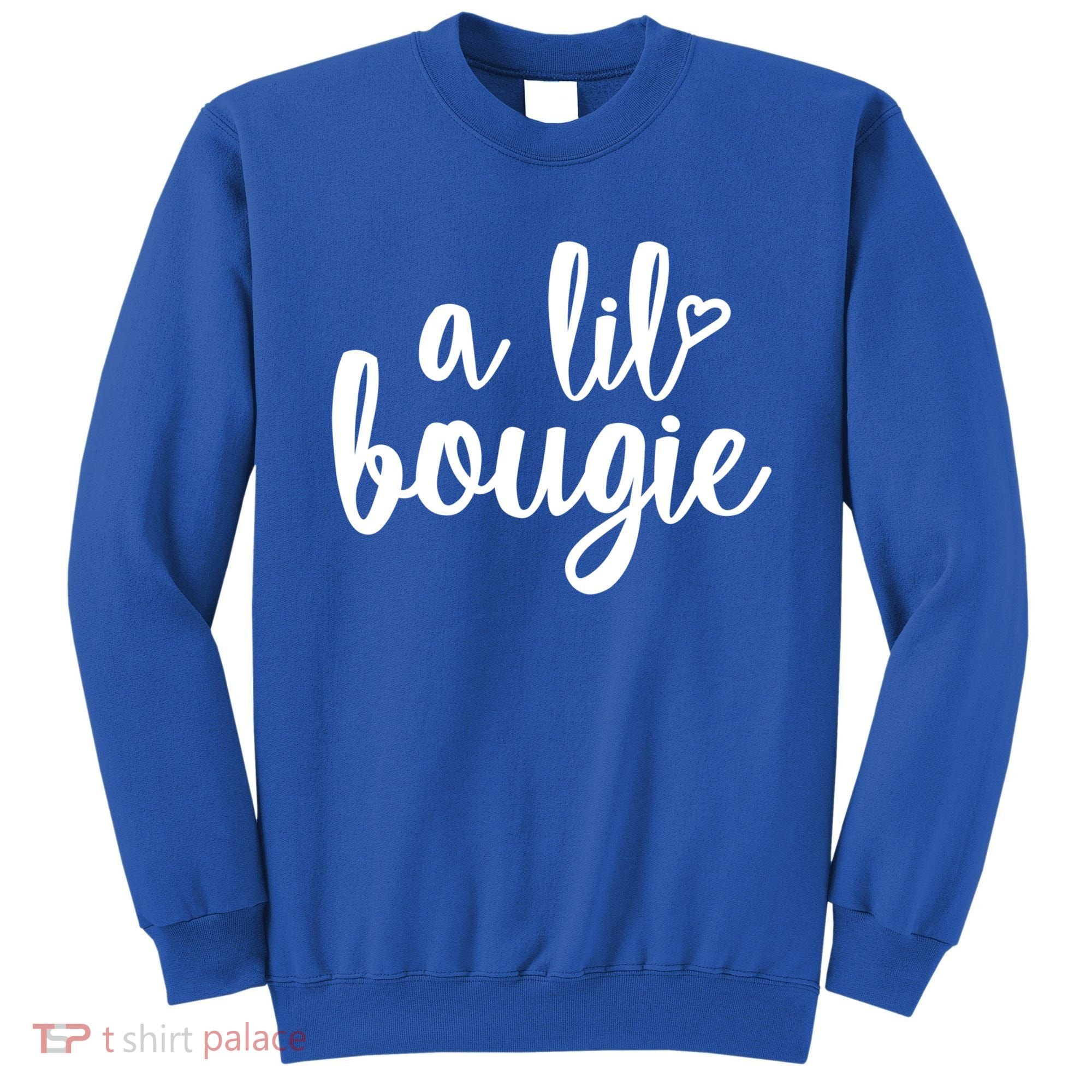 A Lil Bougie Melanin Poppin Black History Christmas Gift Sweatshirt