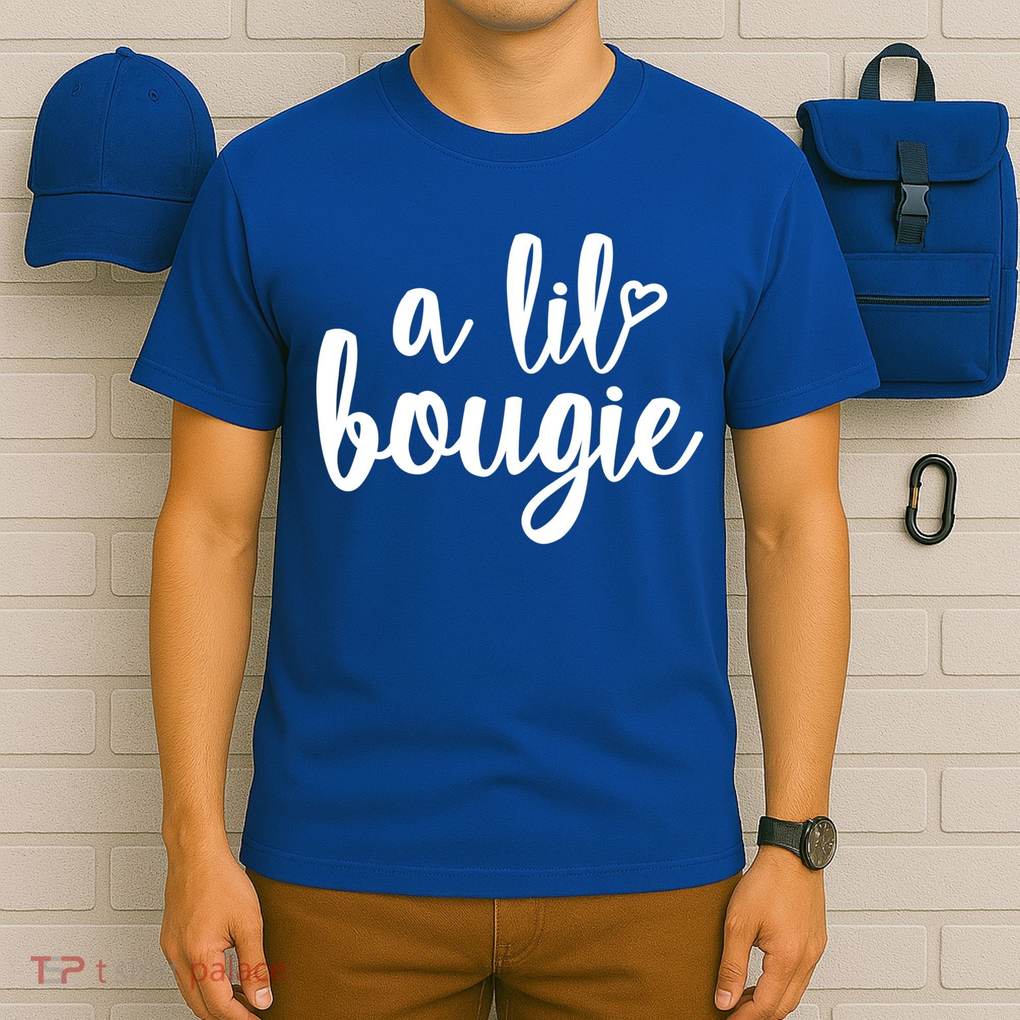 A Lil Bougie Melanin Poppin Black History Christmas Gift T-Shirt