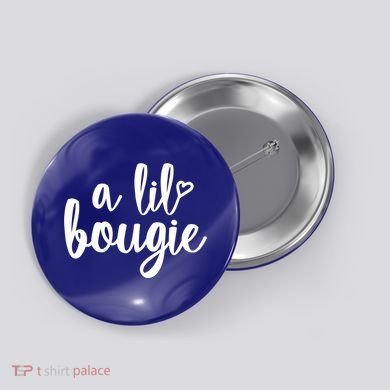 A Lil Bougie Melanin Poppin Black History Christmas Gift Button