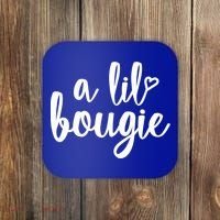 A Lil Bougie Melanin Poppin Black History Christmas Gift Coaster thumb 0