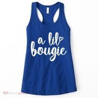 A Lil Bougie Melanin Poppin Black History Christmas Gift Women's Tank Top thumb 0