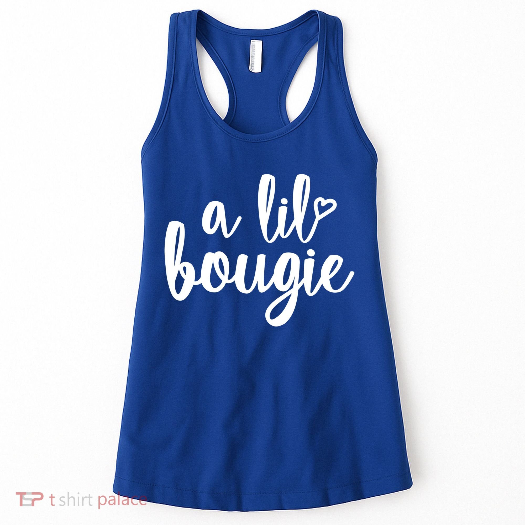 A Lil Bougie Melanin Poppin Black History Christmas Gift Women's Tank Top