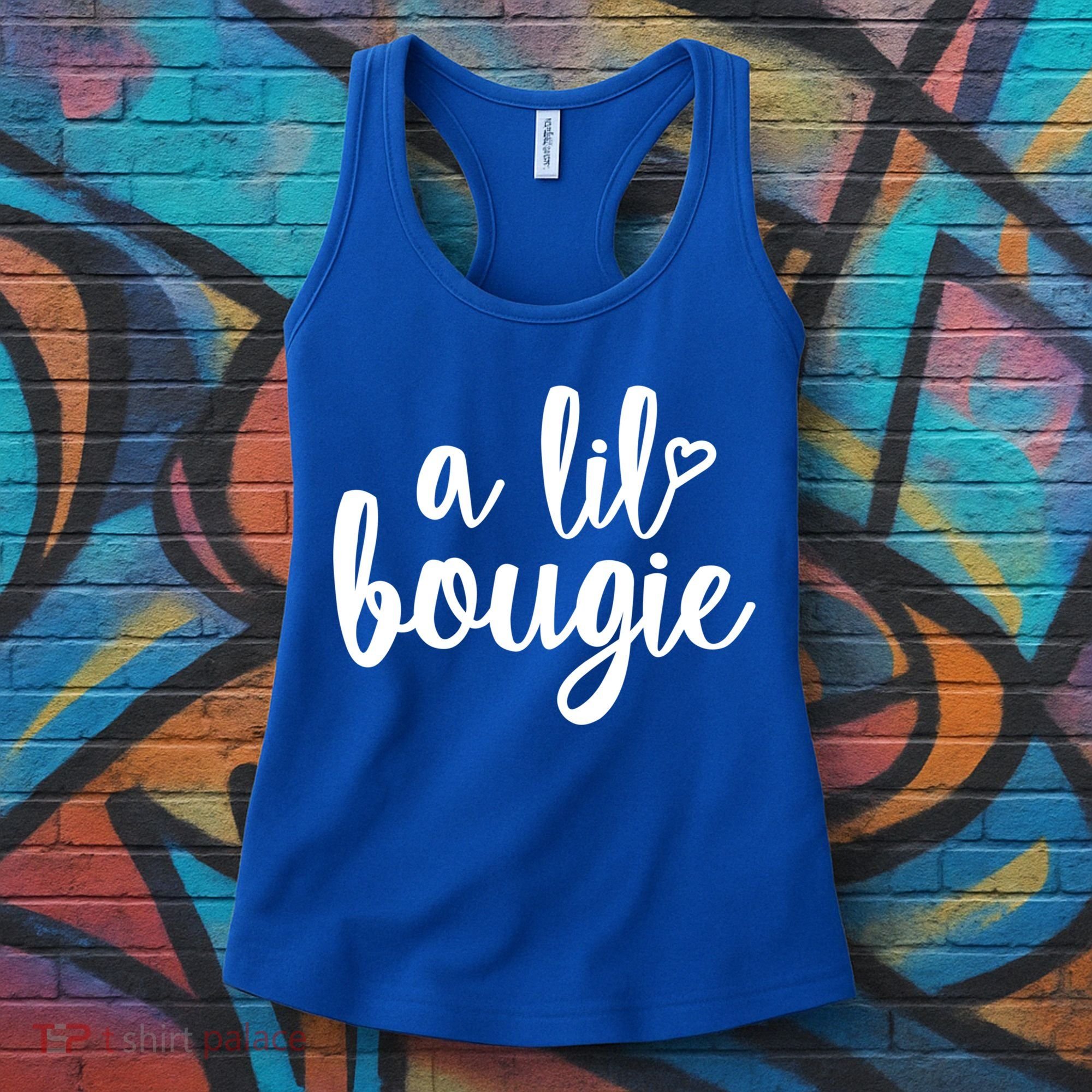 A Lil Bougie Melanin Poppin Black History Christmas Gift Women's Tank Top