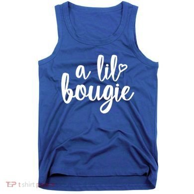 A Lil Bougie Melanin Poppin Black History Christmas Gift Tank Top